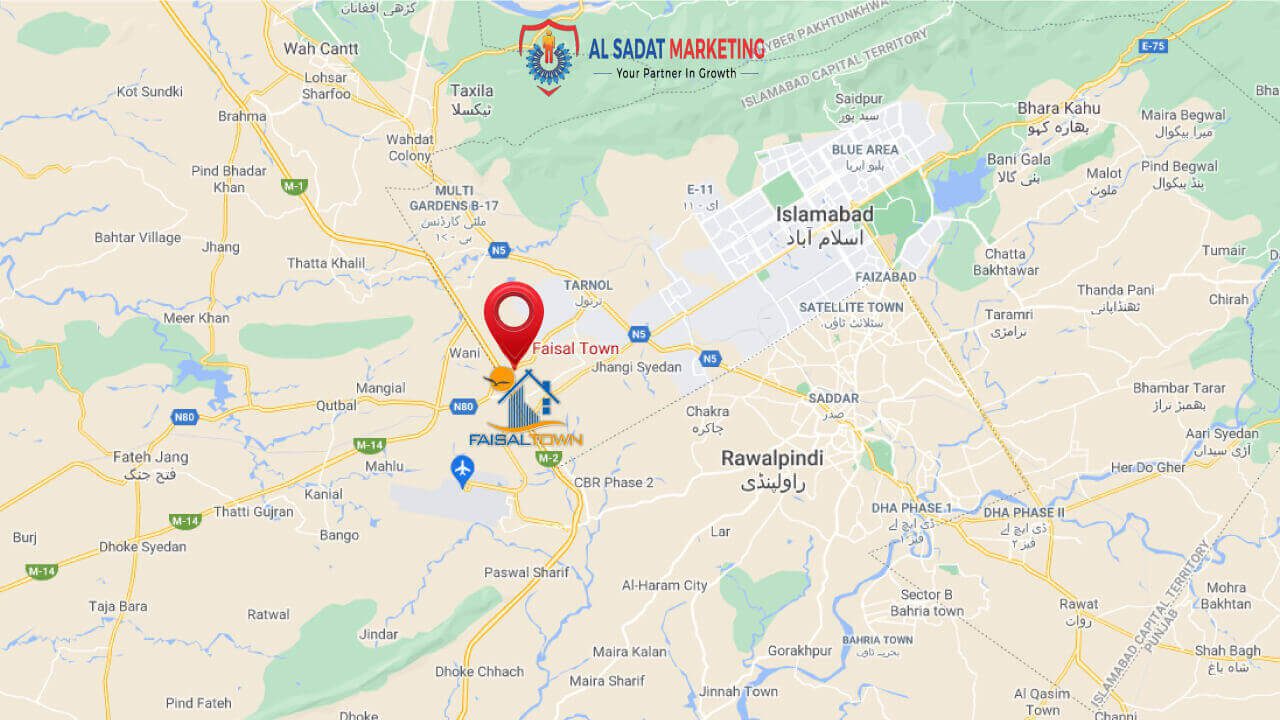 faisal town - faisal town f/18 islamabad - faisal town islamabad - location map - faisal town project page - al sadat marketing - alsadat marketing - al-sadat marketing - real estate agency - property portal - islamabad - rawalpindi - pakistan
