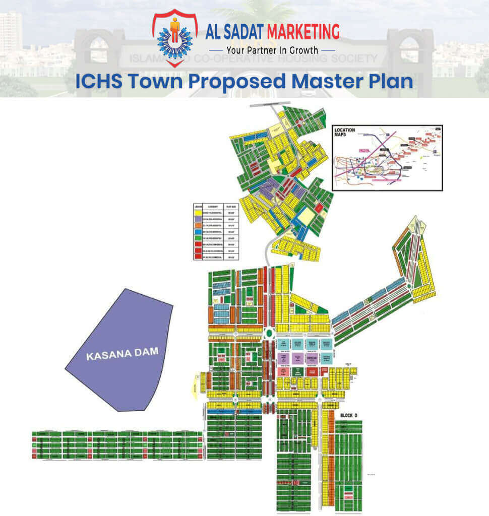 ichs town - islamabad co-operative housing society - master plan - masterplan - ichs town project page - al sadat marketing - alsadat marketing - al-sadat marketing - real estate agency - property portal - islamabad - rawalpindi - pakistan