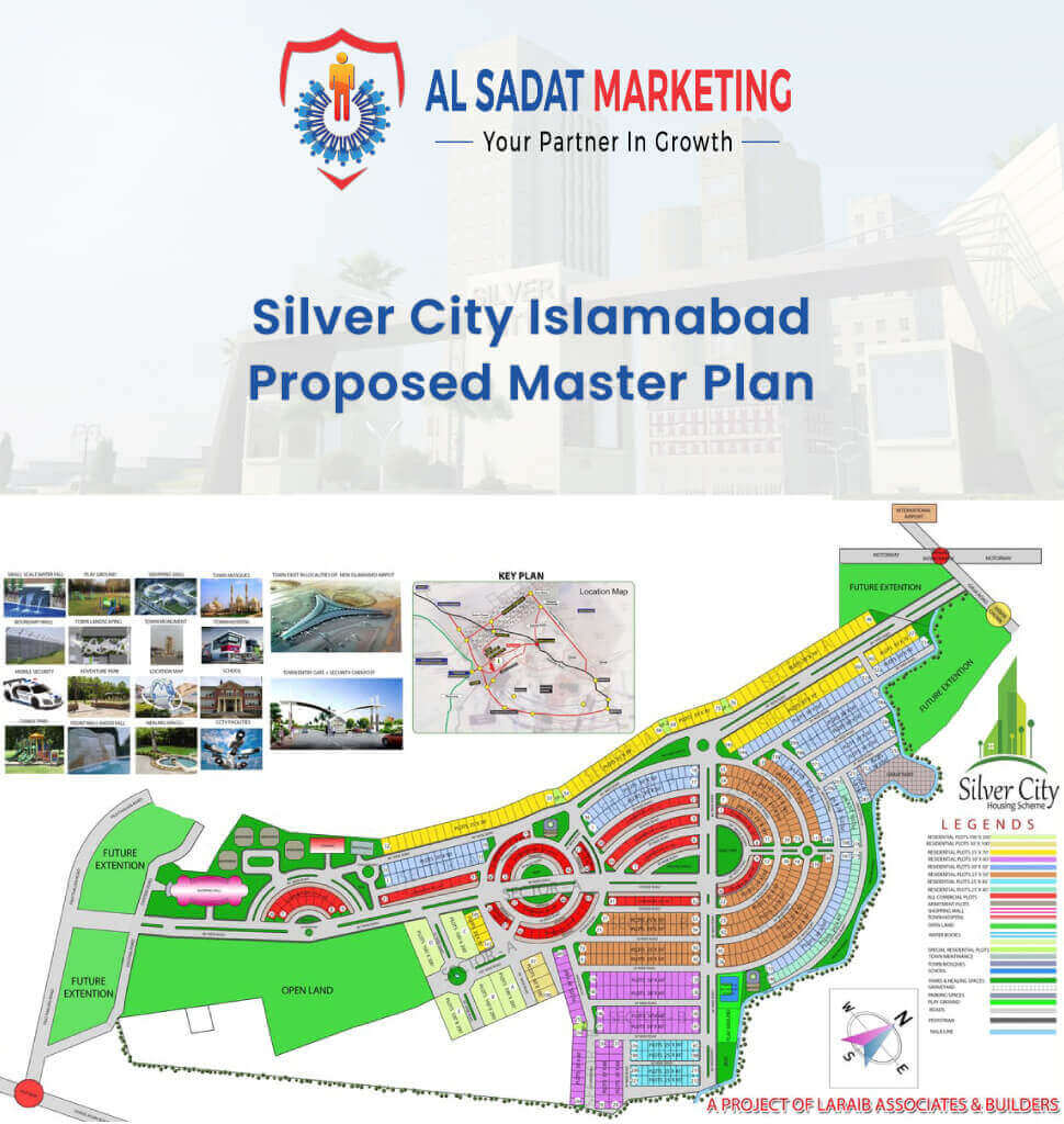 silver city islamabad - silver city - master plan - masterplan - silver city islamabad project page - al sadat marketing - alsadat marketing - al-sadat marketing - real estate agency - property portal - islamabad - rawalpindi - pakistan