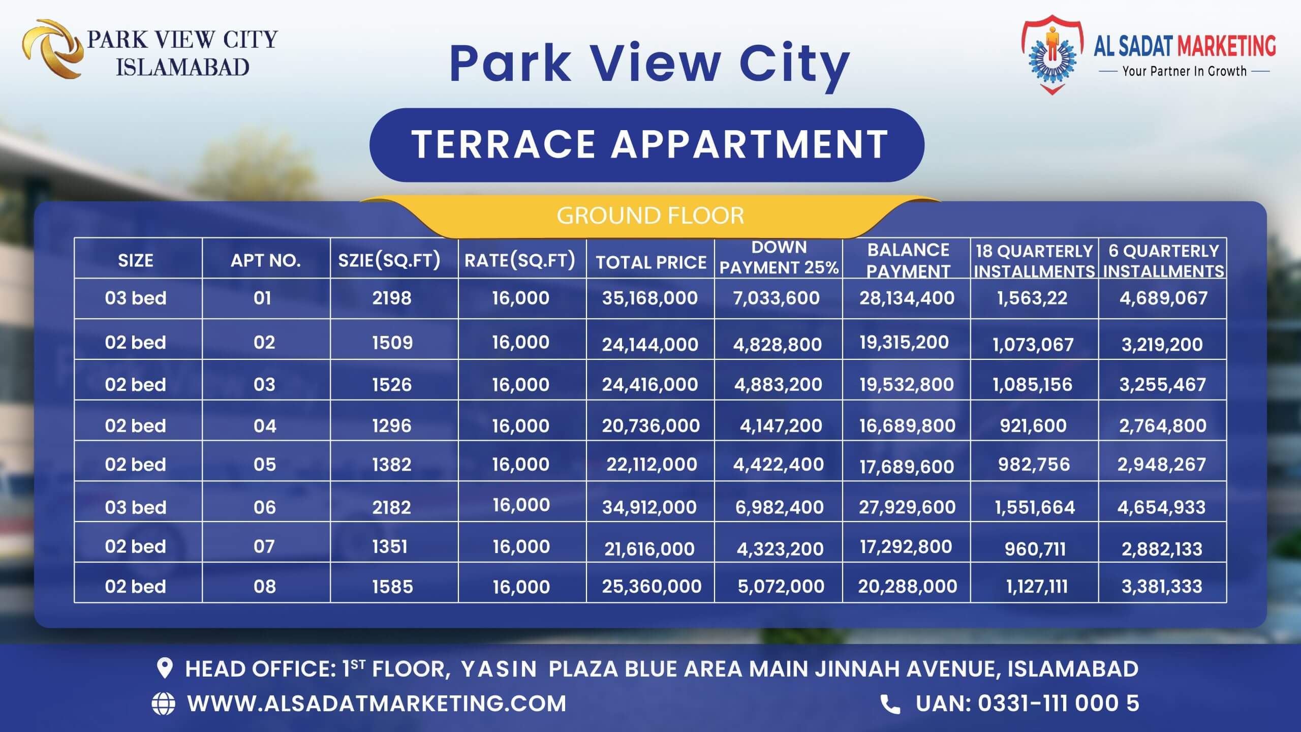 park view city islamabad terrace apartments ground floor payment plan - park view city terrace apartments ground floor payment plan - park view city islamabad terrace apartments payment plan - park view city terrace apartments payment plan - park view city islamabad payment plan - park view city payment plan - payment plan of park view city islamabad – payment plan of park view city – park view city islamabad – park view city – park view city housing society - park view city islamabad housing society – park view city real estate project - park view city islamabad real estate project - al sadat marketing - alsadat marketing - al-sadat marketing
