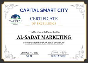 capital smart city – capital smart city islamabad - achievement certificate – al sadat marketing - alsadat marketing – al-sadat marketing - real estate agency – property portal - islamabad - rawalpindi - pakistan