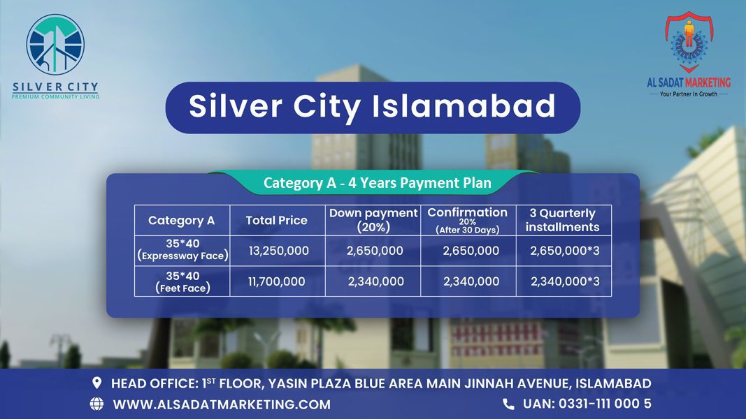 sliver city islamabad category a commercial plots payment plan – sliver city category a commercial plots payment plan – sliver city islamabad commercial plots payment plan – sliver city commercial plots payment plan - sliver city islamabad payment plan – sliver city payment plan – sliver city islamabad – sliver city - sliver city rawalpindi – sliver city islamabad housing society - sliver city islamabad housing society – sliver city islamabad real estate project - sliver city islamabad real estate project - al sadat marketing - alsadat marketing - al-sadat marketing