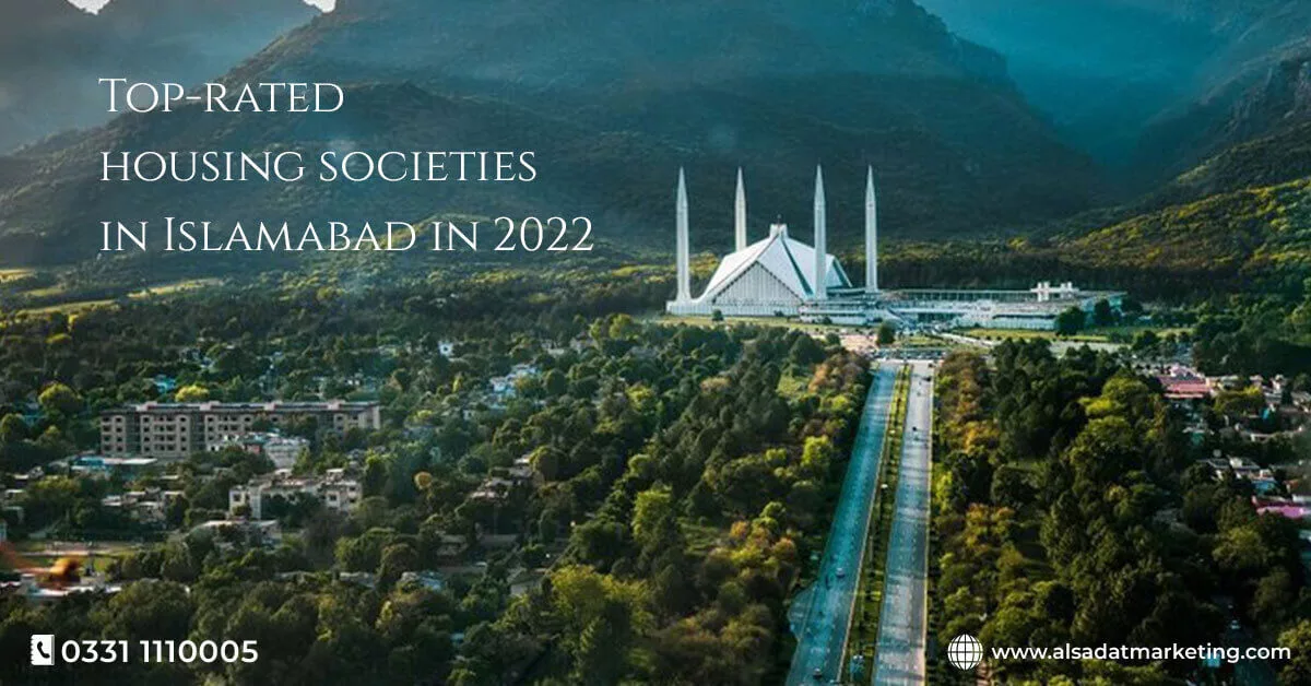 top rated housing societies in islamabad 2023 al sadat marketing