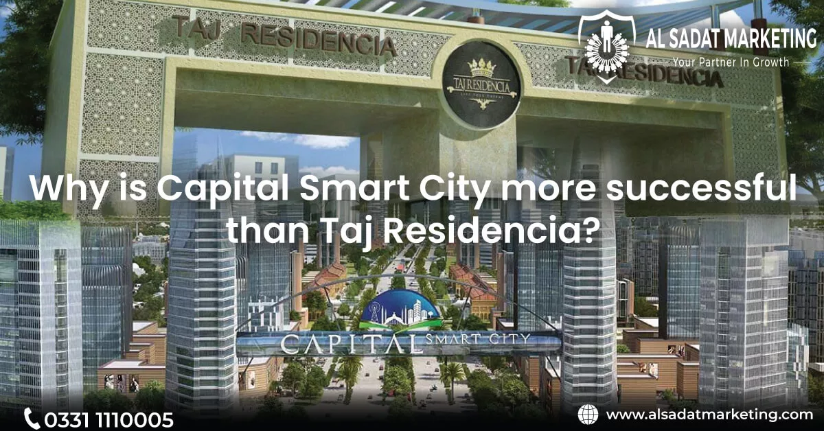 capital smart city and taj residencia islamabad housing societies 2023 al sadat marketing