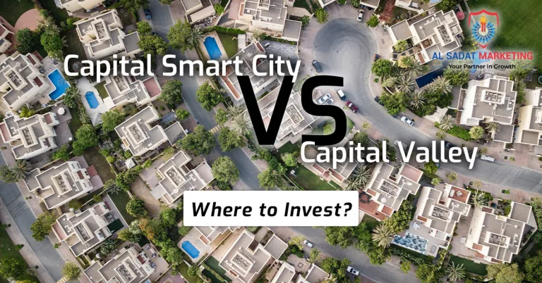 capital smart city vs capital valley al sadat marketing