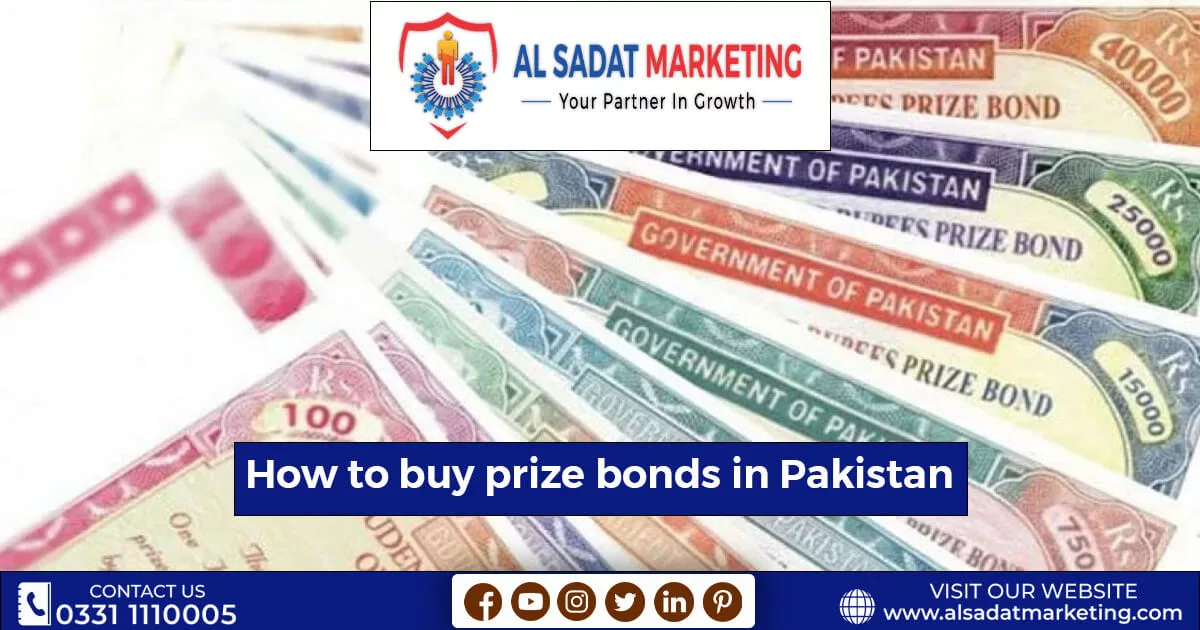 how to buy prize bonds in pakistan 2023 al sadat marketing