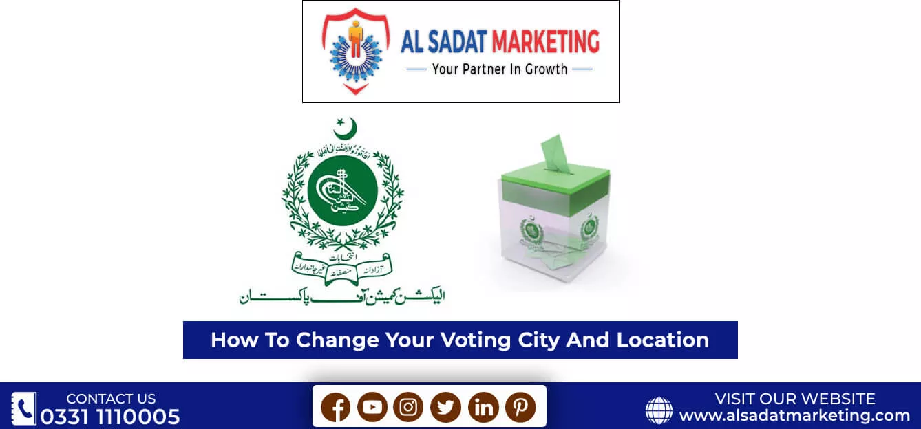 how to change your voting city and location 2023 al sadat marketing