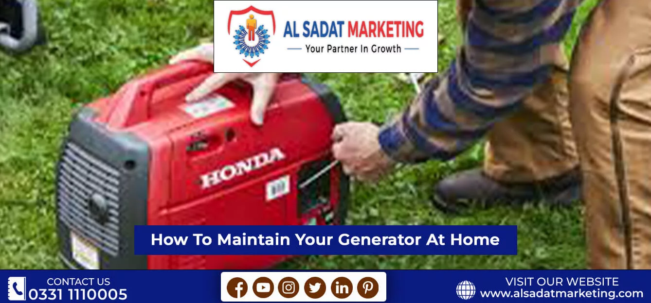how to maintain your generator at home 2023 al sadat marketing