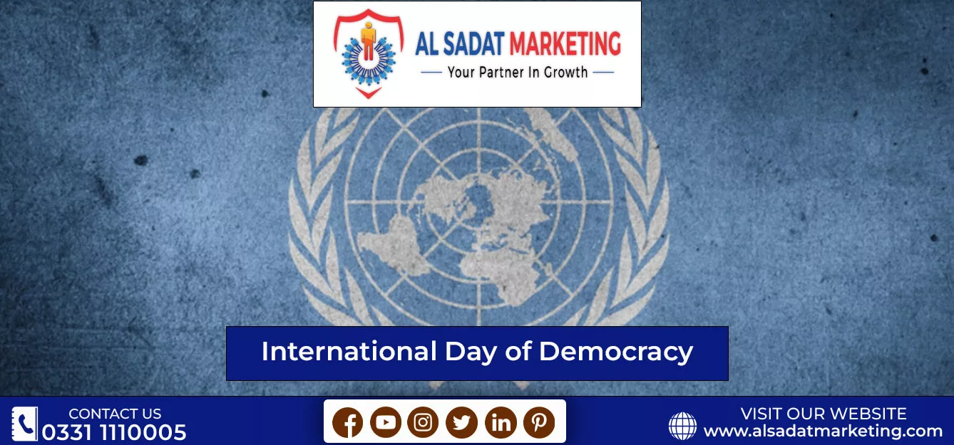 international day of democracy 2023 al sadat marketing