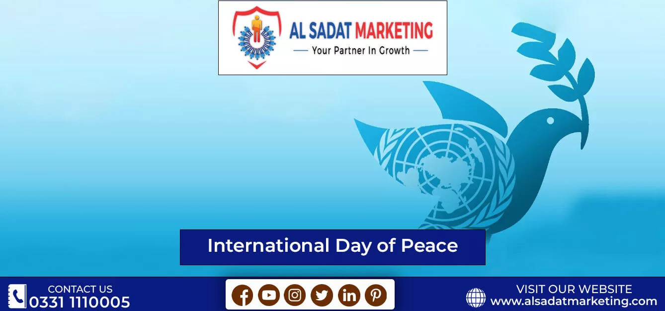 international day of peace in pakistan 2023; al sadat marketing