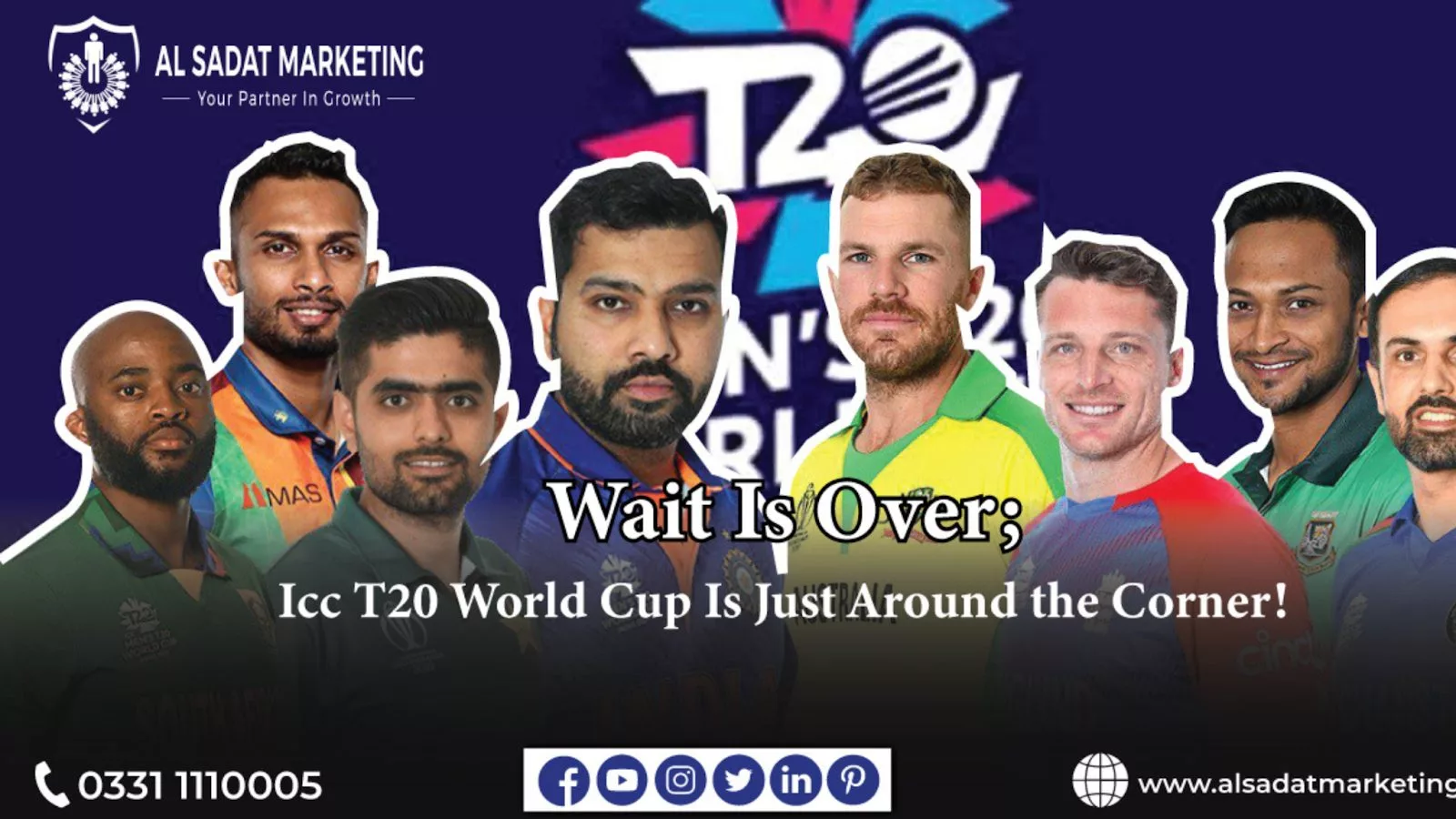 wait is over icc t20 world cup is just around the corner al sadat marketing