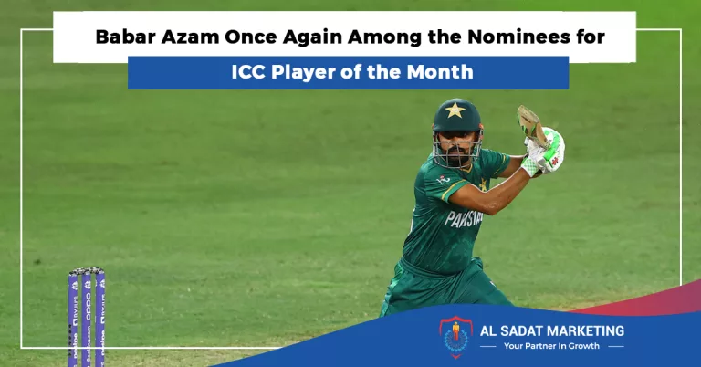 babar azam once again in nominees for icc player of the month award 2023 al sadat marketing