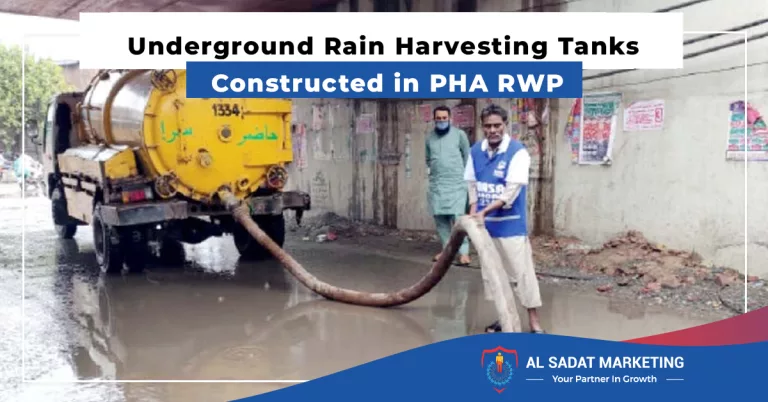 underground rain harvesting tanks constructed in pha rwp al sadat marketing real estate agency in blue area islamabad pakistan