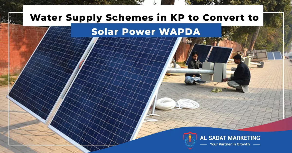 water supply schemes in kp to convert to solar power wapda al sadat marketing real estate agency in blue area islamabad pakistan