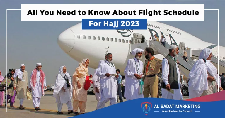 all you need to know about flight schedule for hajj in 2023 al sadat marketing