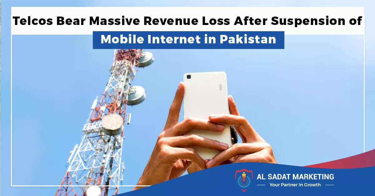 telcos bear massive revenue loss after suspension of mobile internet in pakistan in 2023al sadat marketing; real estate agency in blue area; islamabad; pakistan