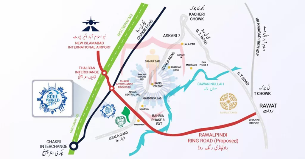 blue world city location, area of bwc, blue world city, latest development updates june 2023 of blue world city, latest progress of blue world city, al sadat marketing, real estate agency in blue area, blue area islamabad
