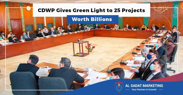cdwp gives green light to 25 projects worth billions, al sadat marketing, real estate agency in blue area islamabad, pakistan