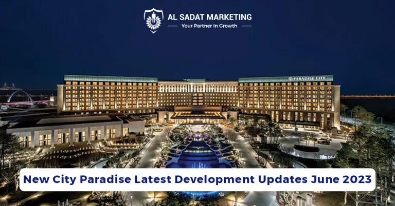new city paradise latest development updates june 2023, latest updates about new city paradise, information about new city paradise, al sadat marketing, real estate agency in blue area, blue area islamabad