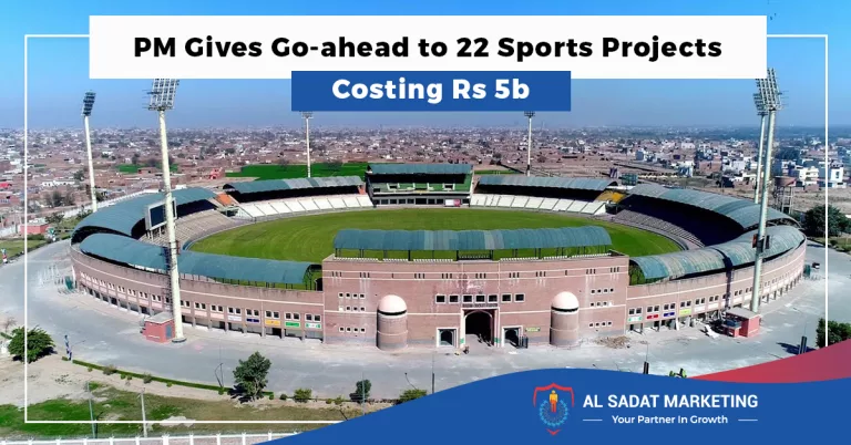 pm gives go ahead to 22 sports projects costing rs 5b in 2023, al sadat marketing, real estate agency in blue area, blue area islamabad