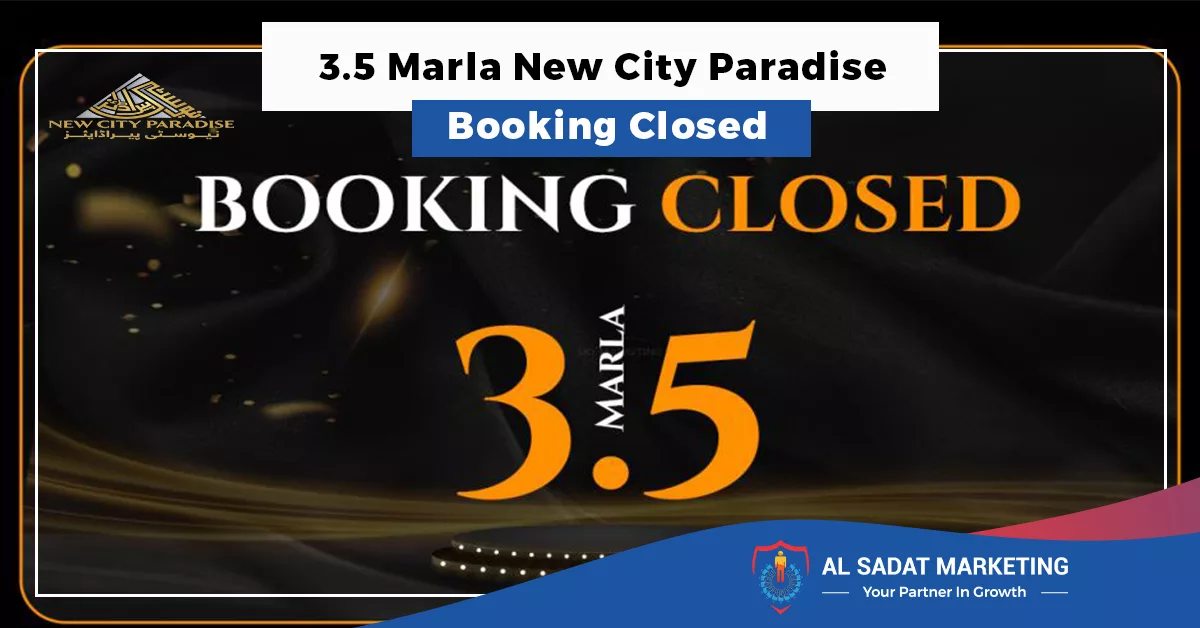 3.5 Marla New City Paradise Booking Closed