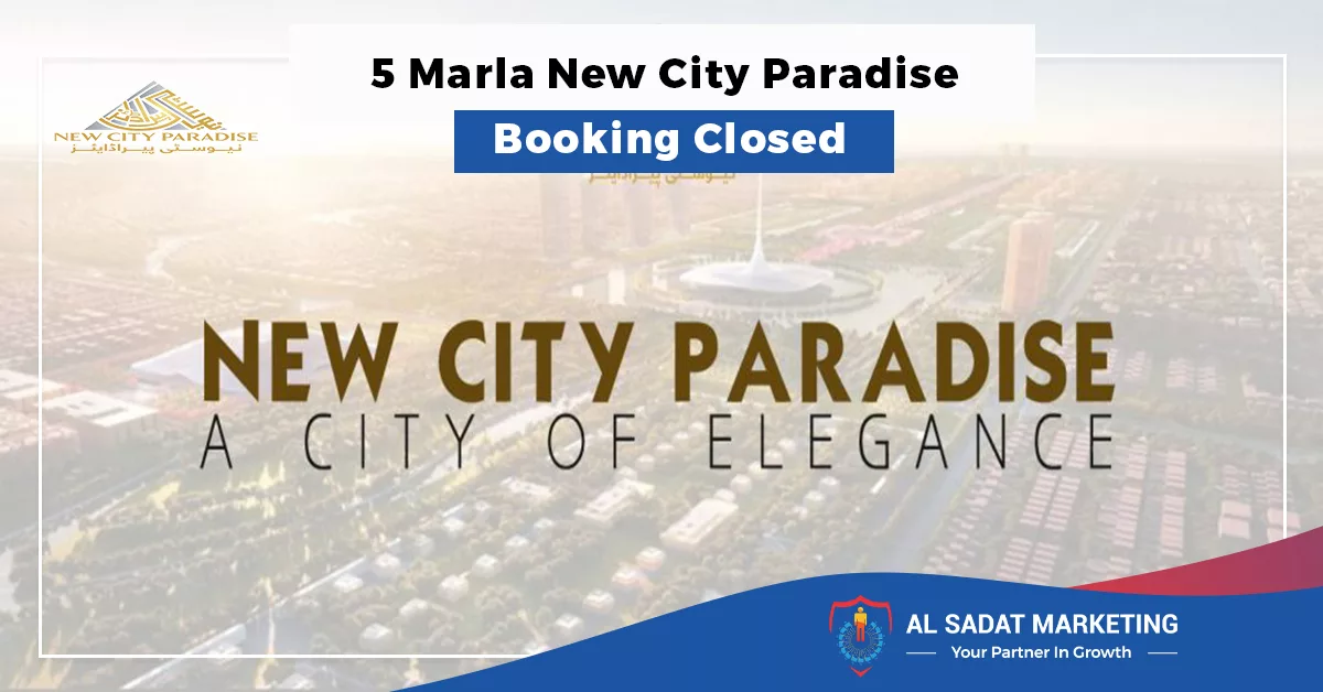 5 Marla New City Paradise Booking Closed