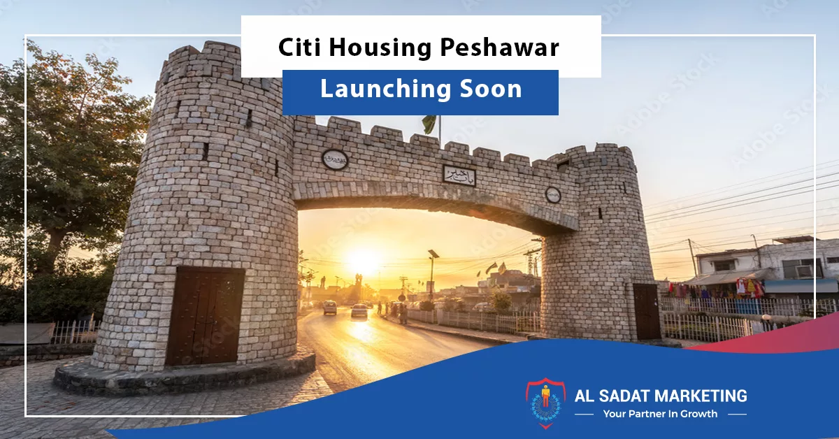 citi housing peshawar launching soon, al sadat marketing, real estate agency in blue area islamabad, pakistan