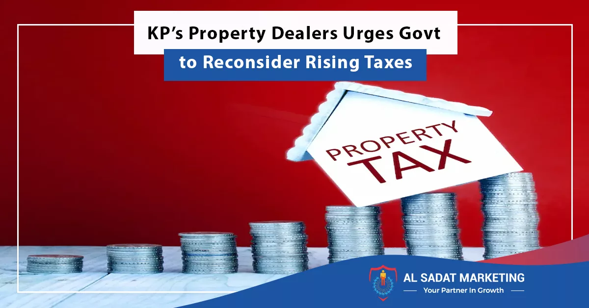 representatives of kps property dealers holding a meeting and discussing rising taxes, al sadat marketing, real estate agency in blue area islamabad pakistan