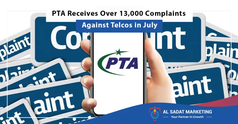 pta receiving a high number of complaints against telecom companies in july., al sadat marketing, real estate agency in blue area islamabad