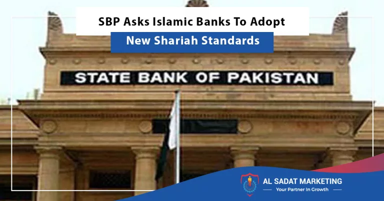 the logo of the state bank of pakistan (sbp) with islamic banking elements, al sadat marketing, real estate agency in blue area islamabad pakistan