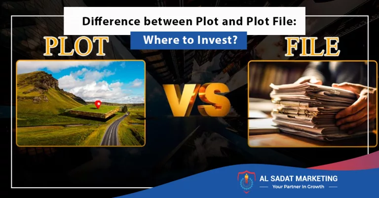 difference between plot and plot file: where to invest?, al sadat marketing, real estate agency in blue area islamabad pakistan