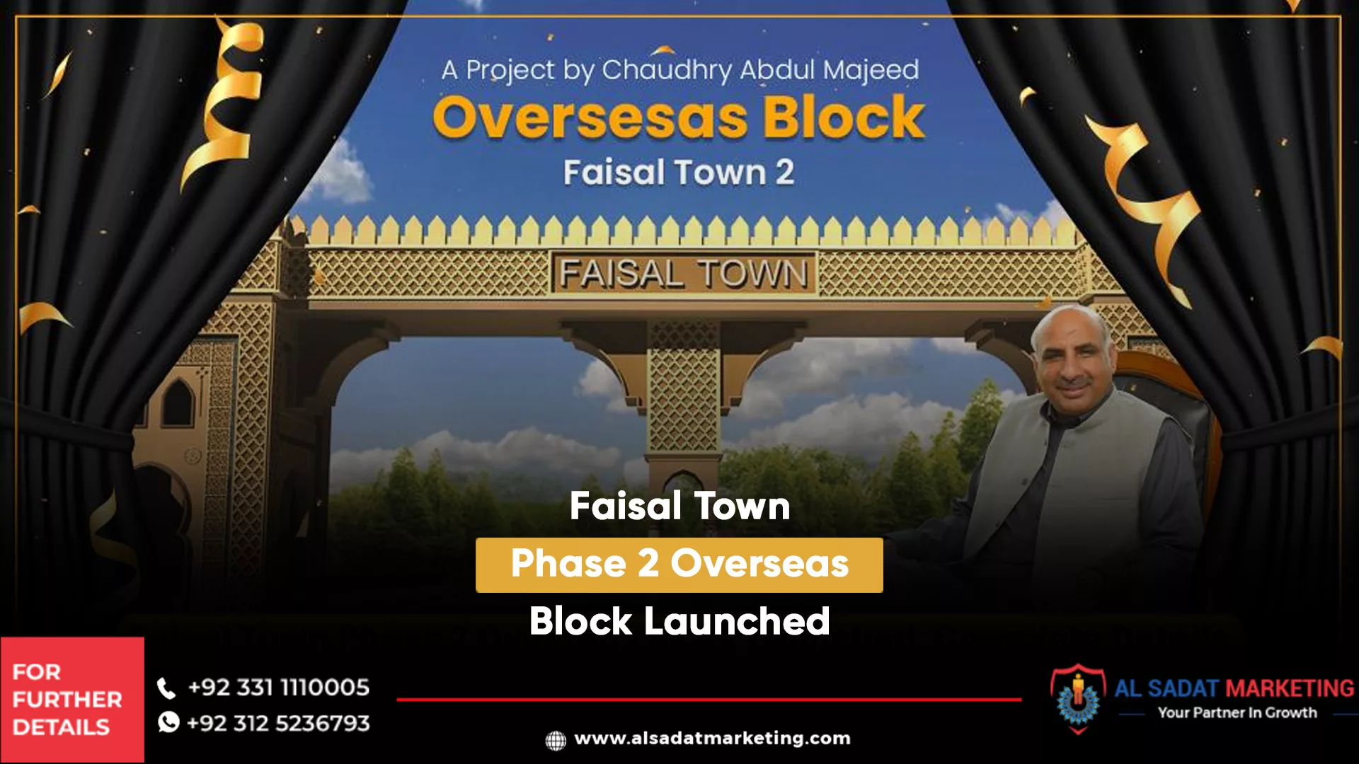 faisal town phase 2 overseas block launched: complete details, al sadat marketing, real estate agency in blue area islamabad