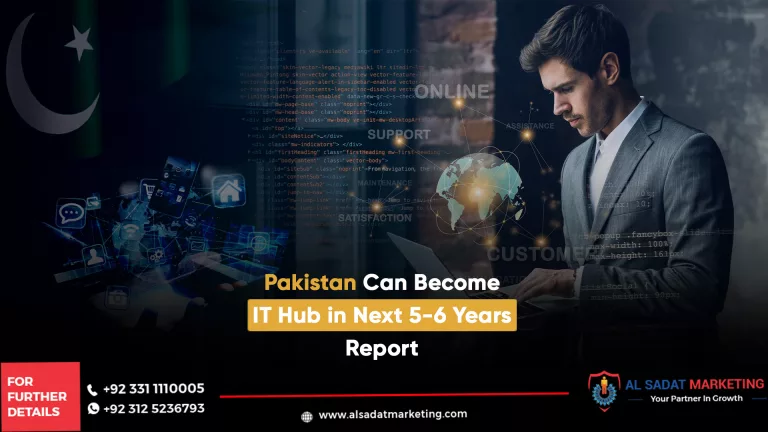 pakistan can become it hub in next 5-6 years: report, al sadat marketing, real estate agency in blue area islamabad