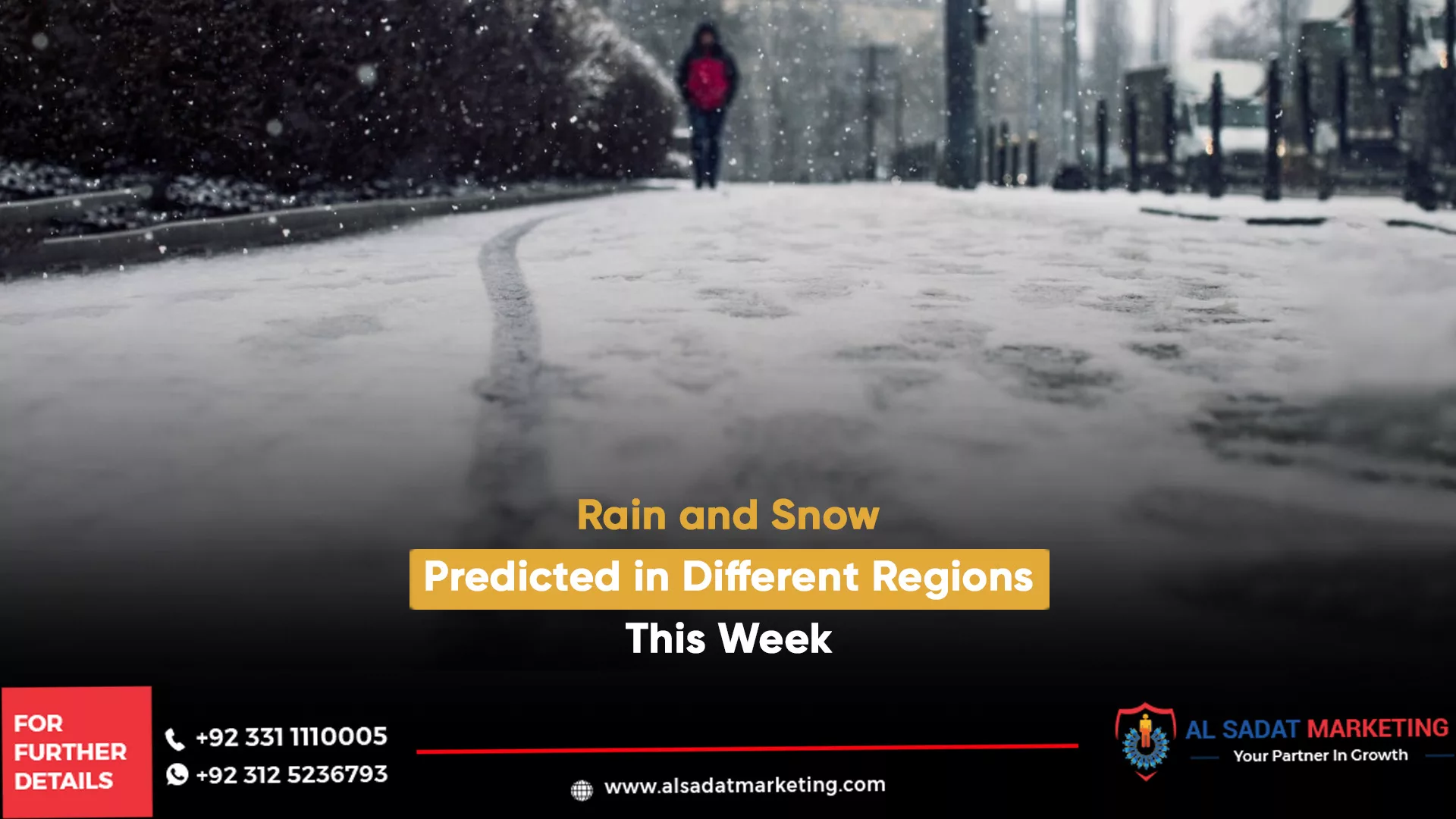 rain and snow predicted in different regions this week, al sadat marketing, real estate agency in blue area islamabad