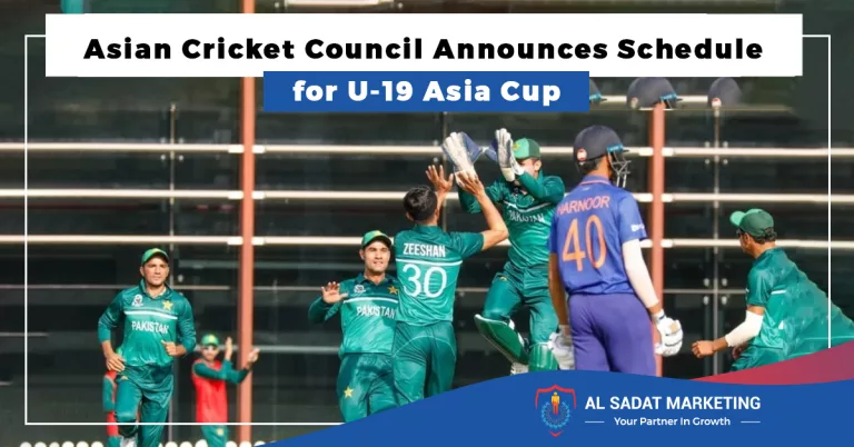 asian cricket council announces schedule for u-19 asia cup, al sadat marketing, real estate agency in blue area islamabad pakistan