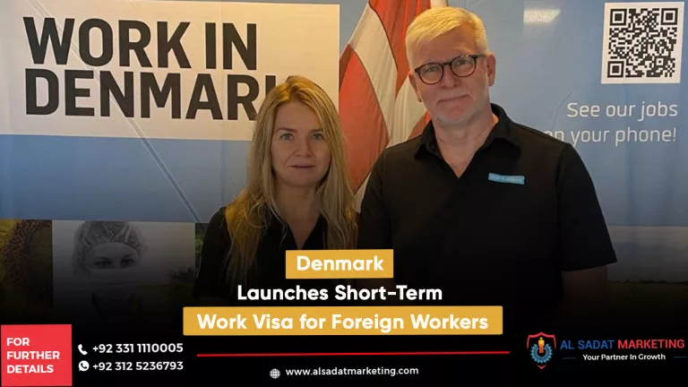 denmark launches short-term work visa for foreign workers, al sadat marketing, real estate agency in blue area islamabad