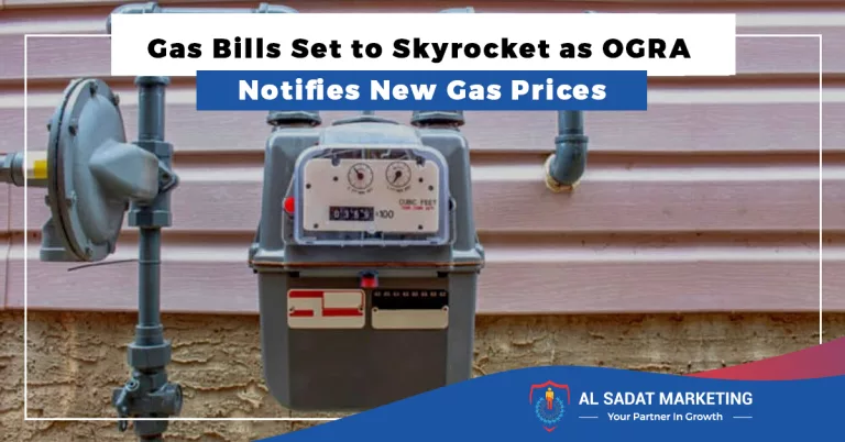 gas bills set to skyrocket as ogra notifies new gas prices, al sadat marketing, real estate agency in blue area islamabad pakistan