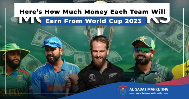 here’s how much money each team will earn from world cup 2023, al sadat marketing, real estate agency in blue area islamabad