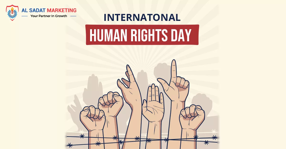 human rights day 2023, al sadat marketing, real estate agency in blue area islamabad