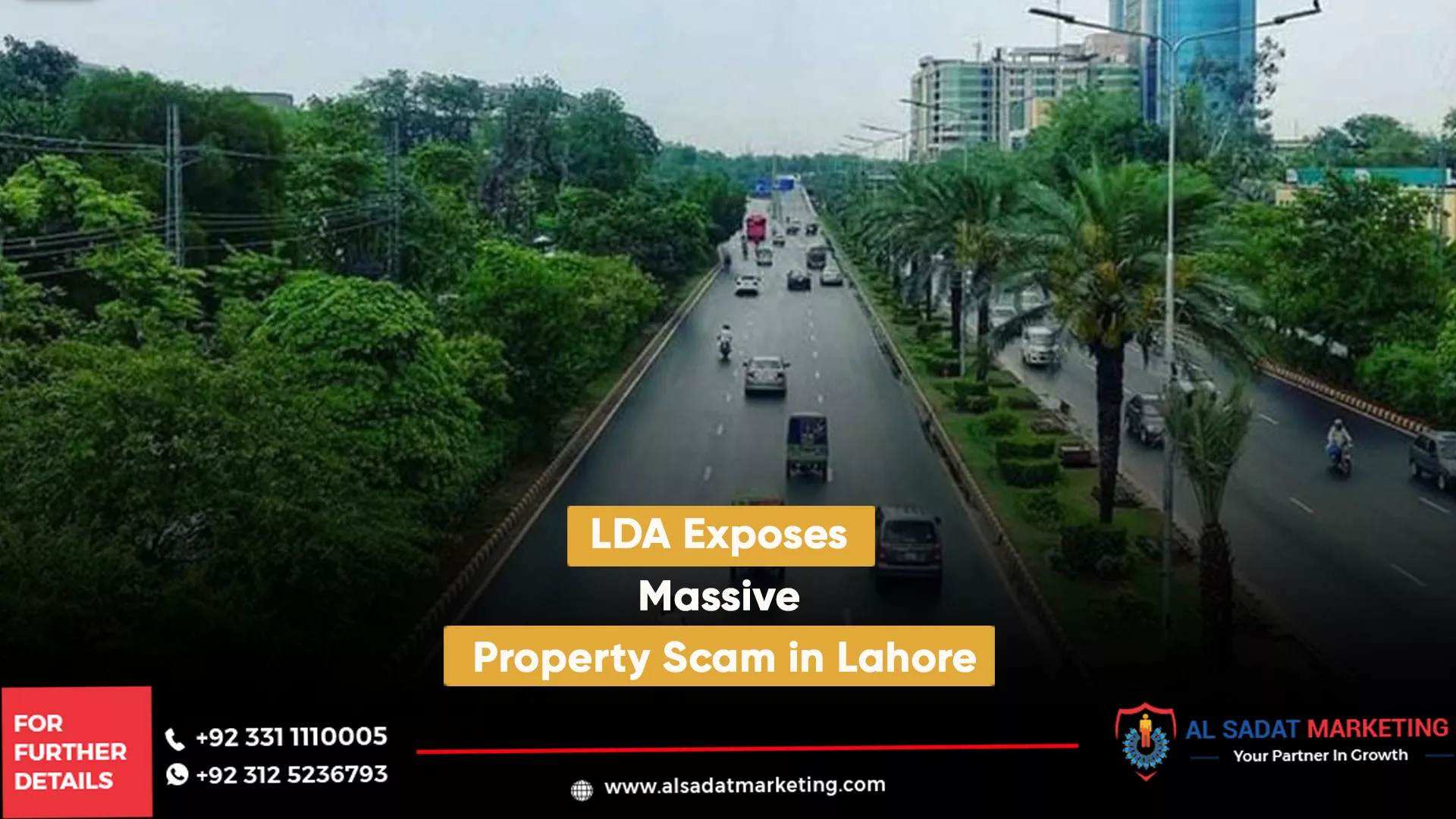 lda exposes massive property scam in lahore, al sadat marketing, real estate agency in blue area islamabad