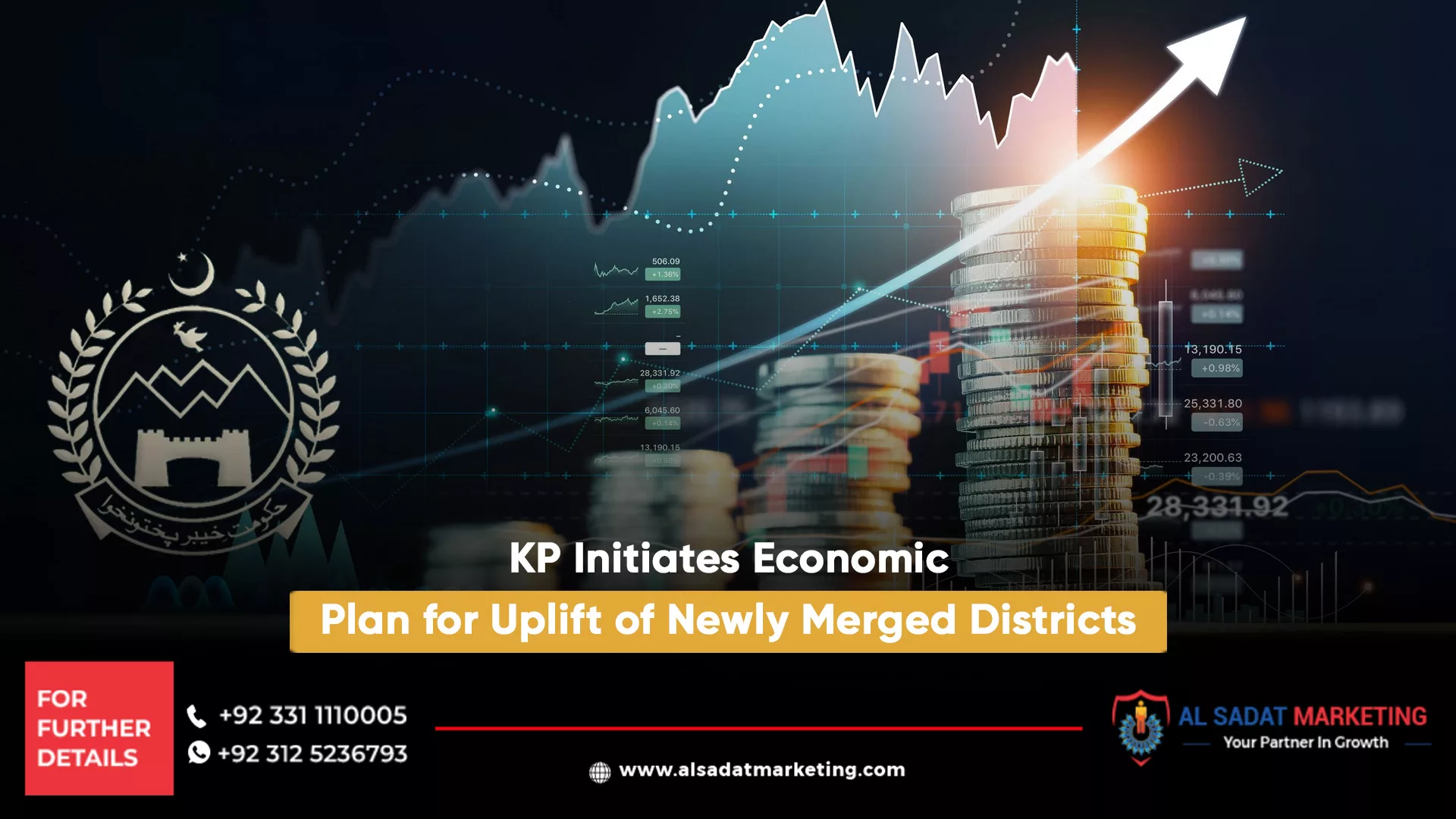 kp initiates economic plan for uplift of newly merged districts, al sadat marketing, real estate agency in blue area islamabad