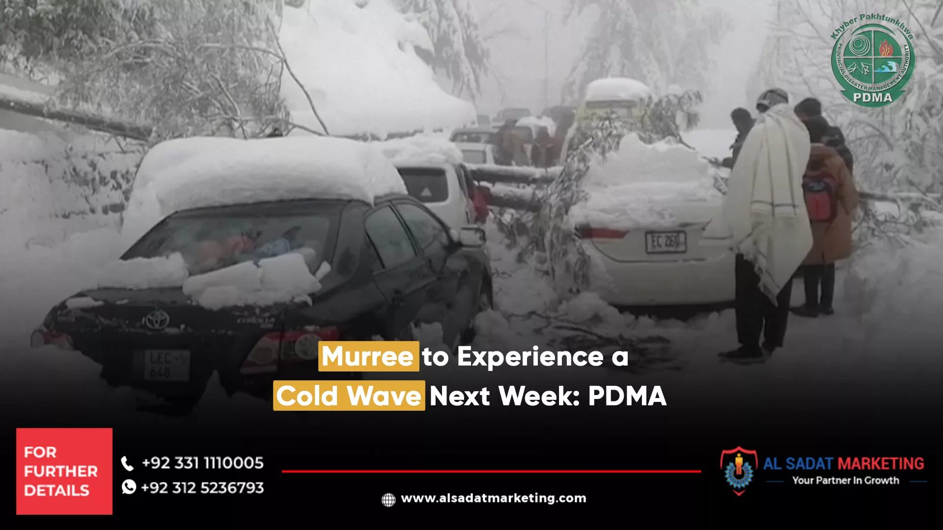 murree to experience a cold wave next week: pdma, al sadat marketing, real estate agency in blue area islamabad