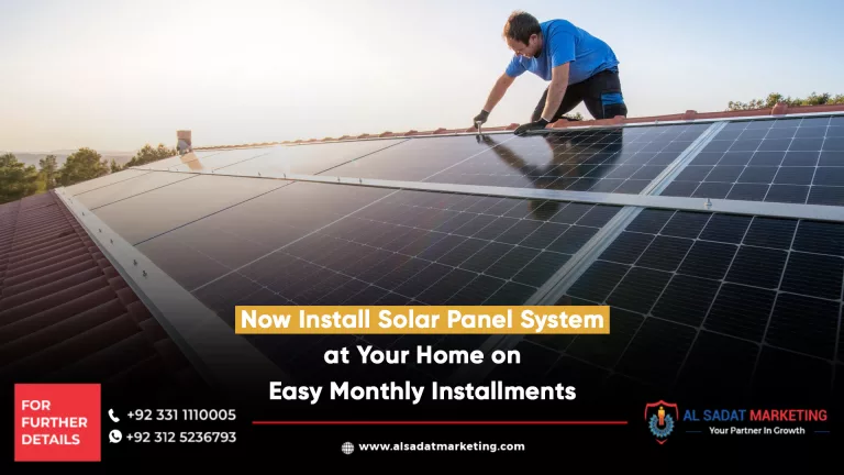 a man with blue shirt and black pant is installing solar panels on the roof