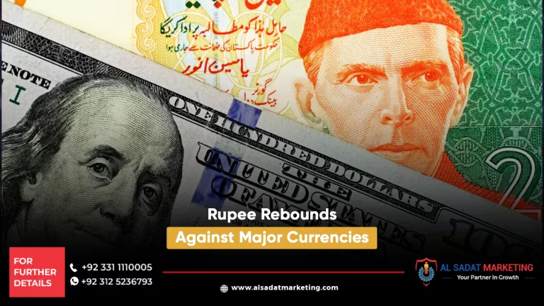 rupee rebounds against major currencies, al sadat marketing, real estate agency in blue area islamabad pakistan