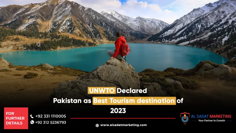 unwto declared pakistan as best tourism destination of 2023, al sadat marketing, real estate agency in blue area islamabad