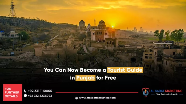 you can now become a tourist guide in punjab for free, al sadat marketing, real estate agency in blue area islamabad