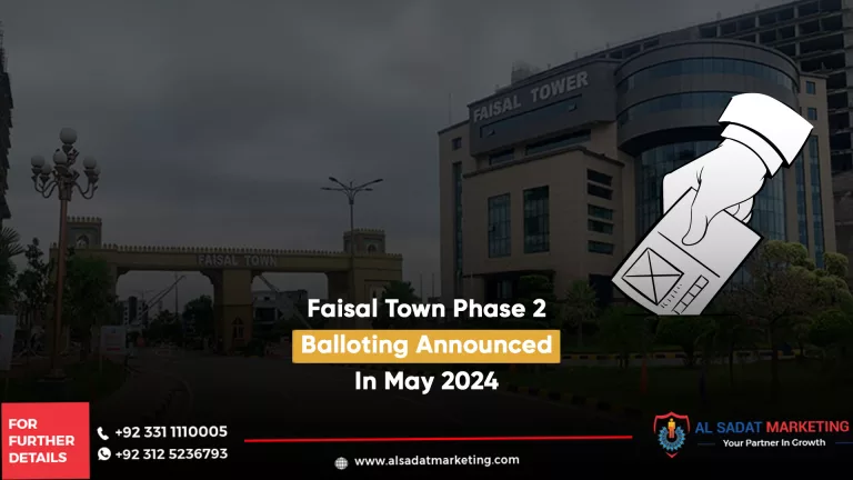 faisal town and faisal tower announced balloting date of faisal town phase 2