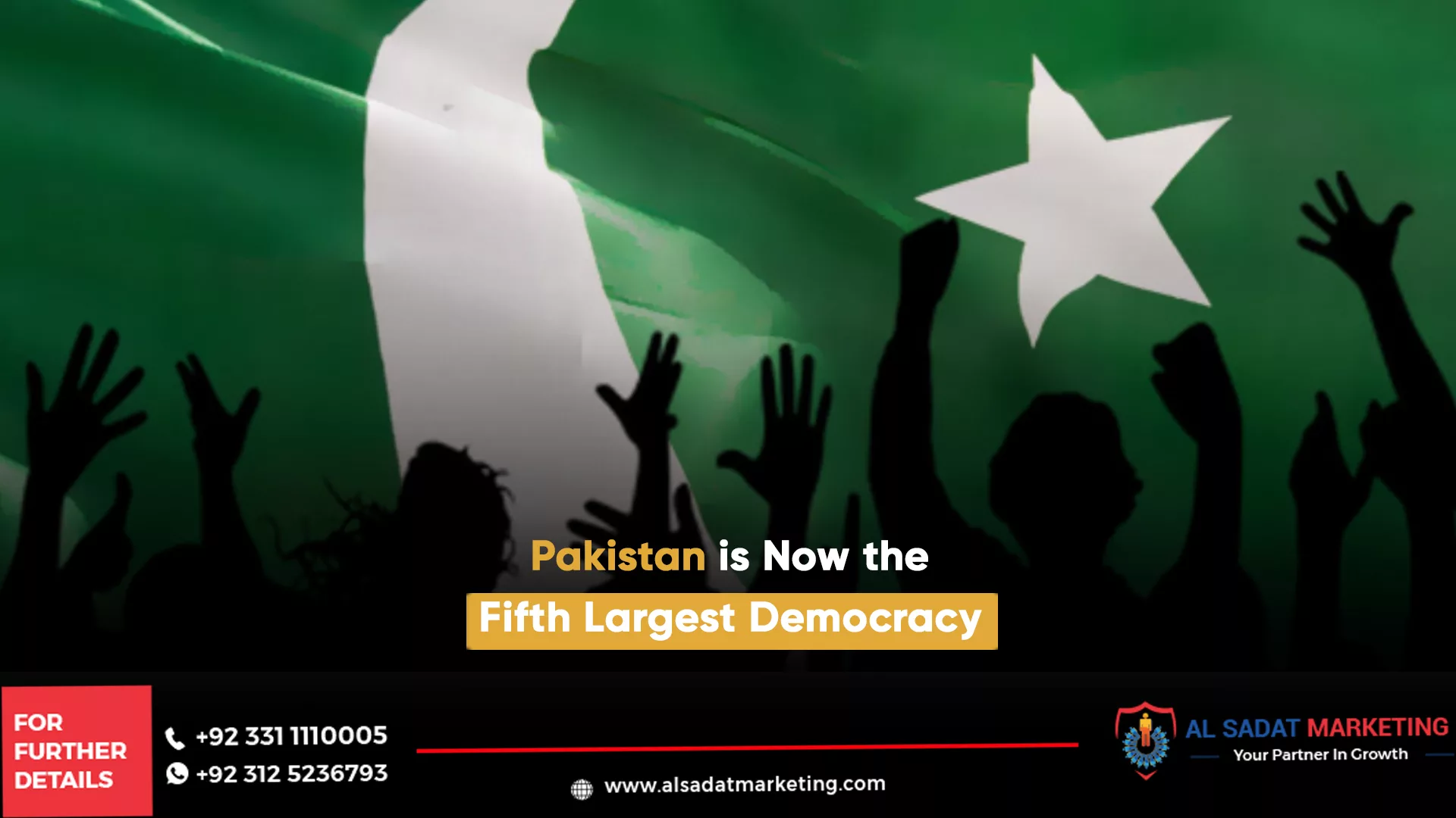 hands of some people with pakistan flag represent the pakistan democracy