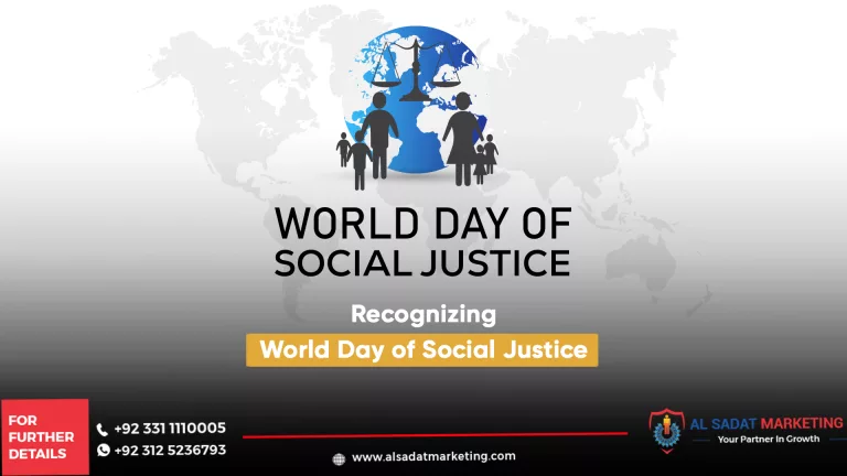6 dummys and a scale on world day of social justice