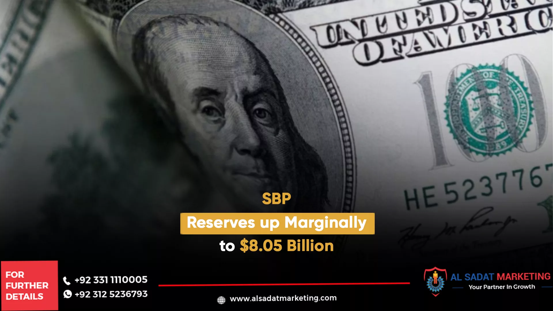us dollar reserve increament in pakistan